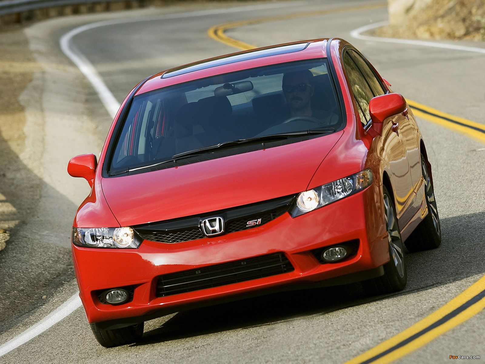 1600x1200 Honda Civic Si Sedan 2008–11 wallpaper (), Desktop