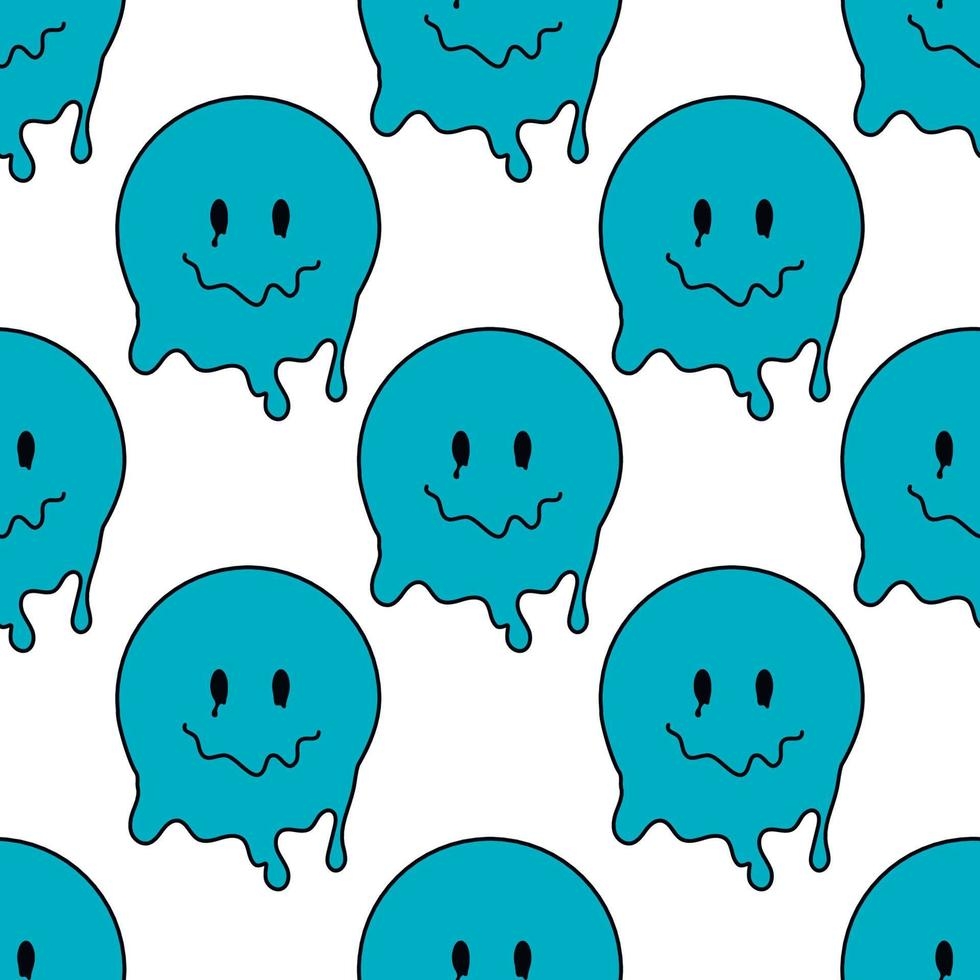 980x980 Funny smile dope faces seamless pattern, Phone