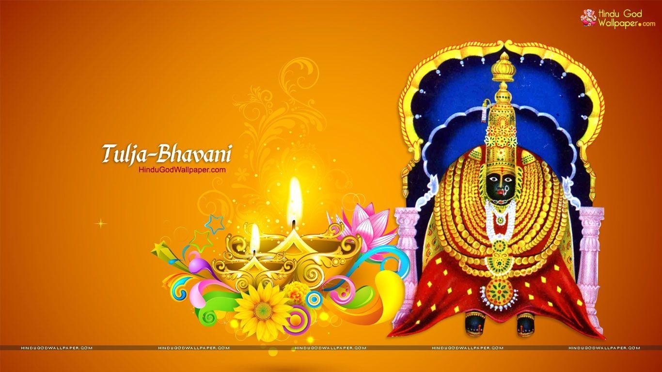 1370x770 Shri Tulja Bhavani HD Wallpaper Free Download in 2020, Desktop