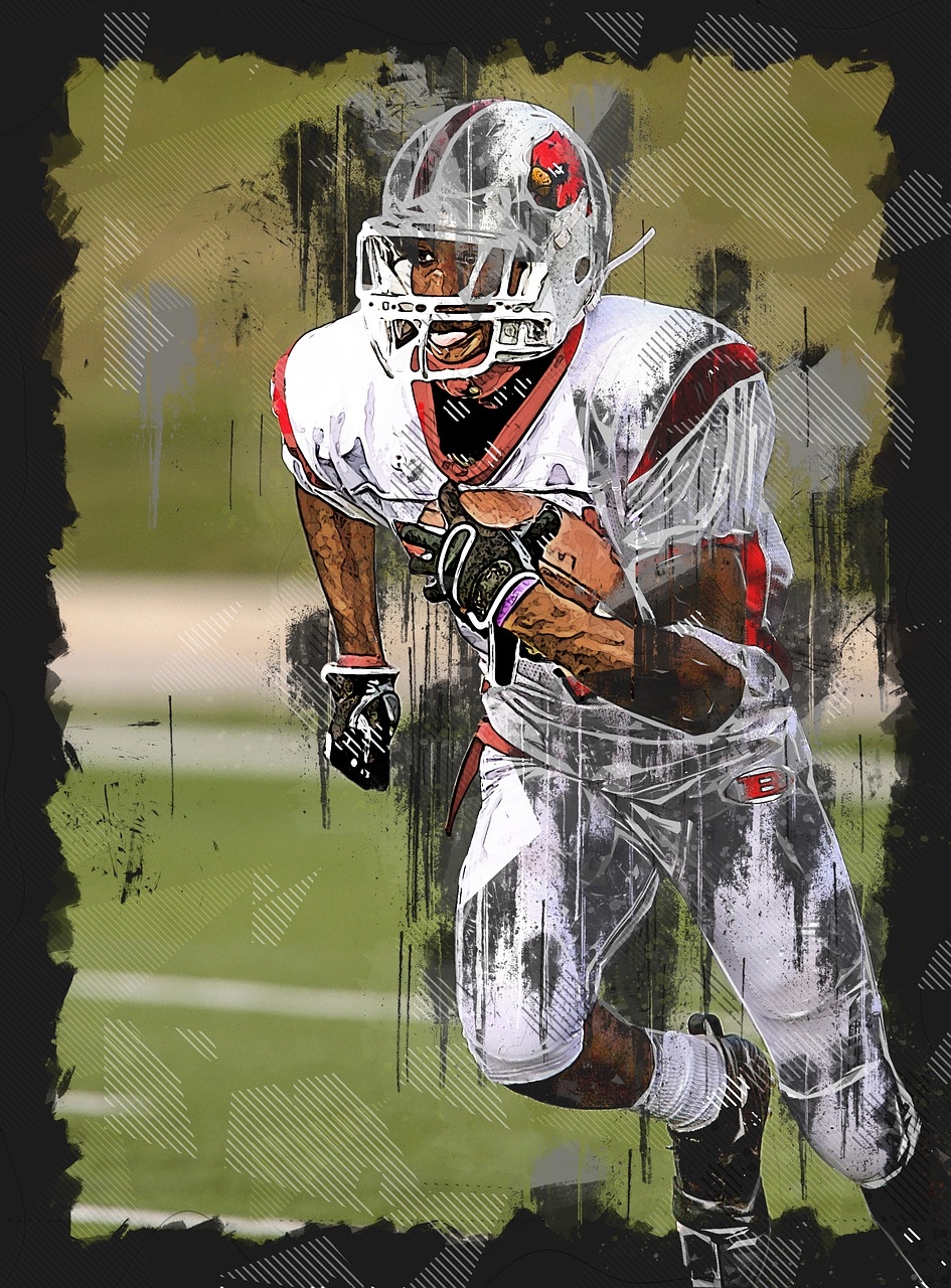 950x1280 Running Back American Football, Phone