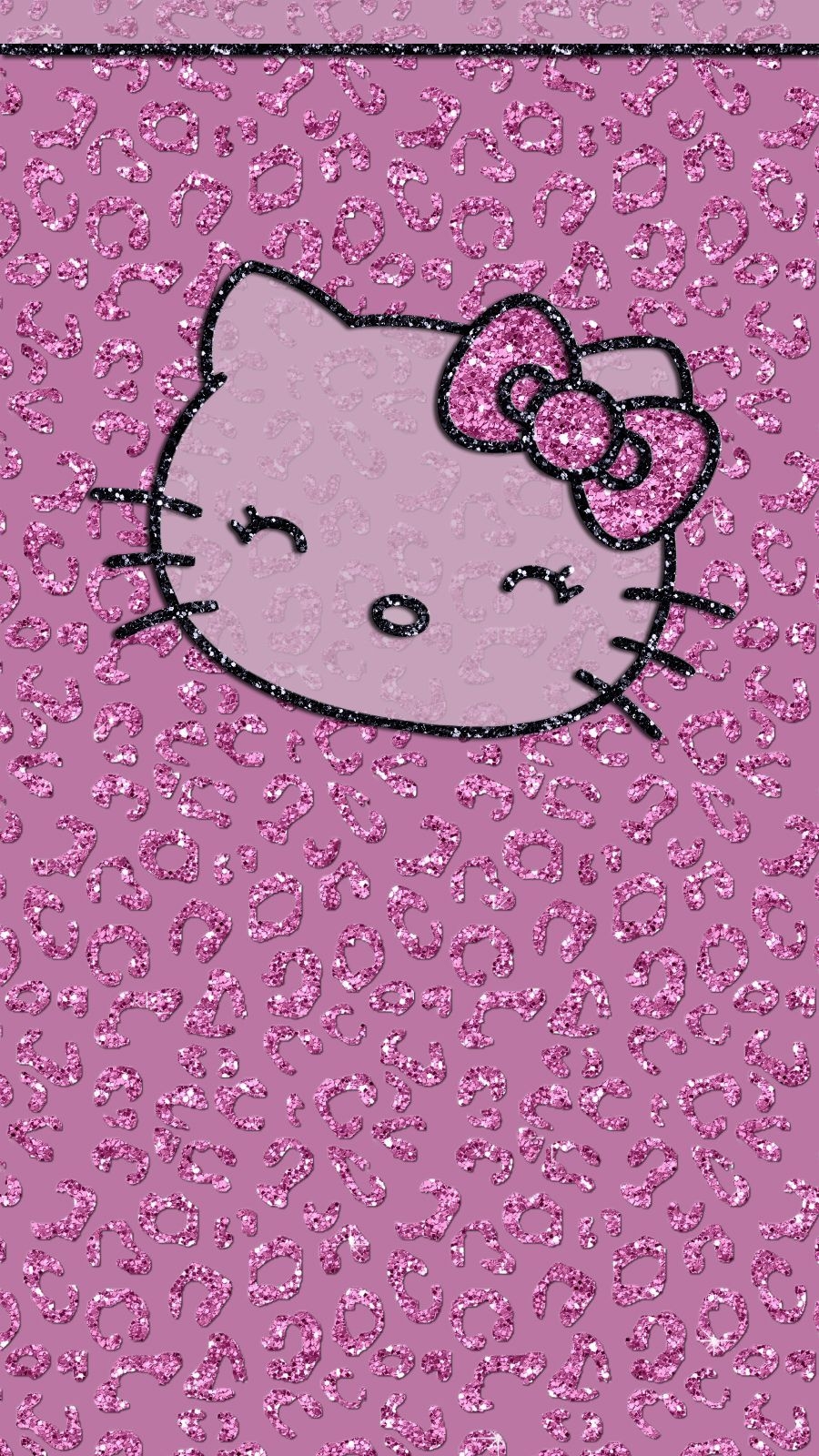 900x1600 Sparkly Hello Kitty Wallpaper, Phone