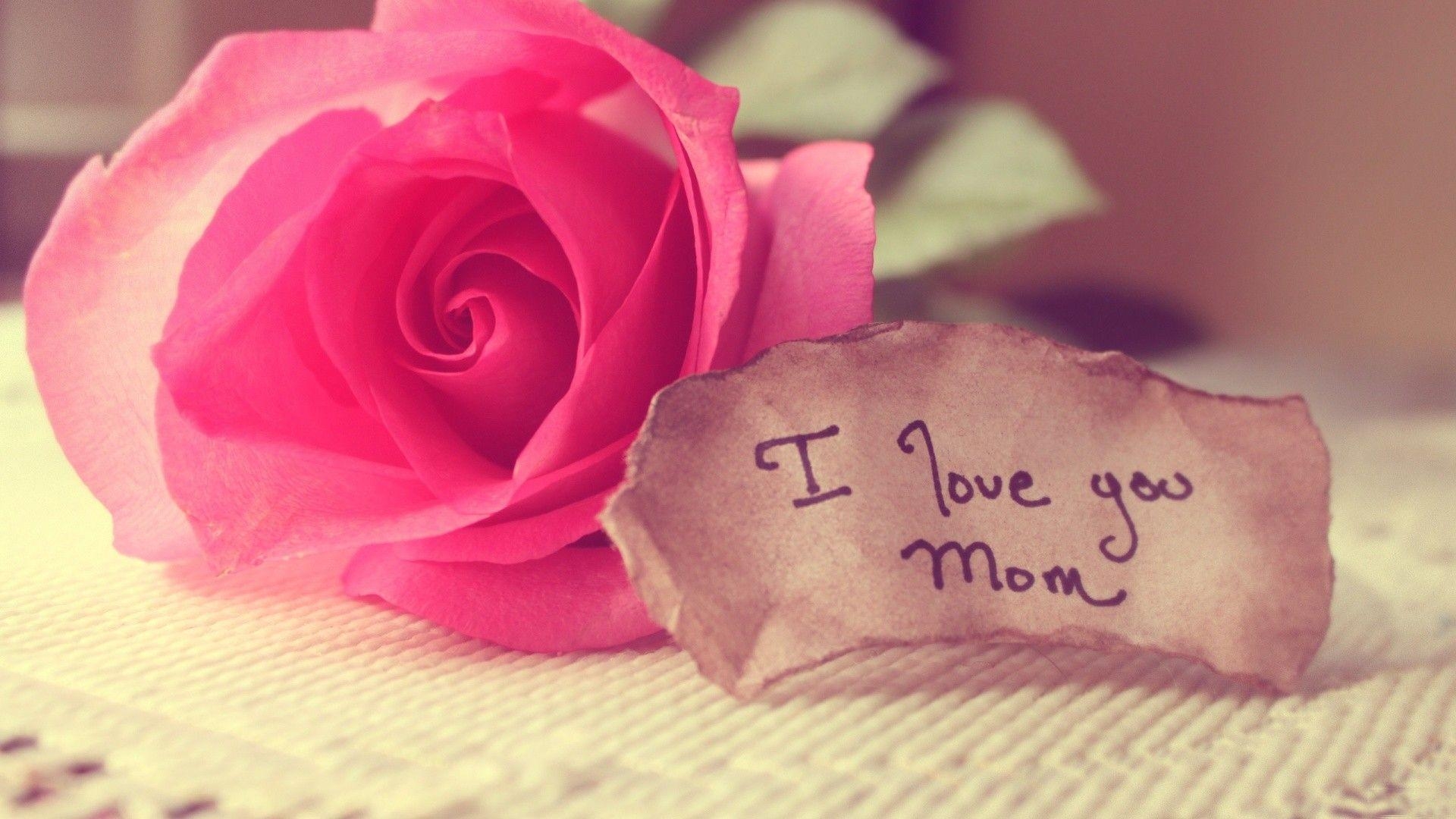 1920x1080 I Love You Mom Wallpaper HD Wallpaper. Love. Happy, Desktop