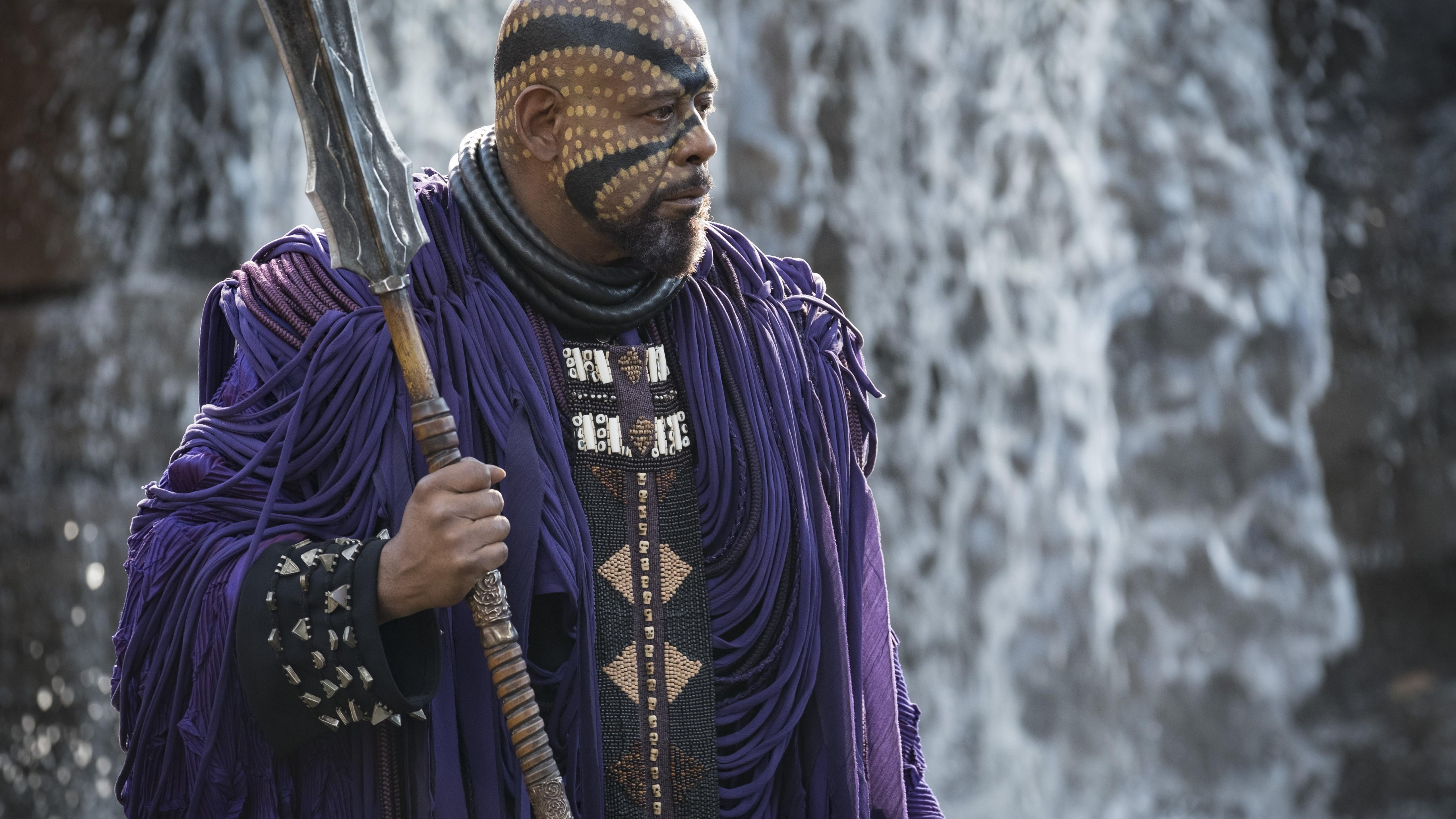 5120x2880 Wallpaper Black Panther, Forest Whitaker, 5k, Movies, Desktop