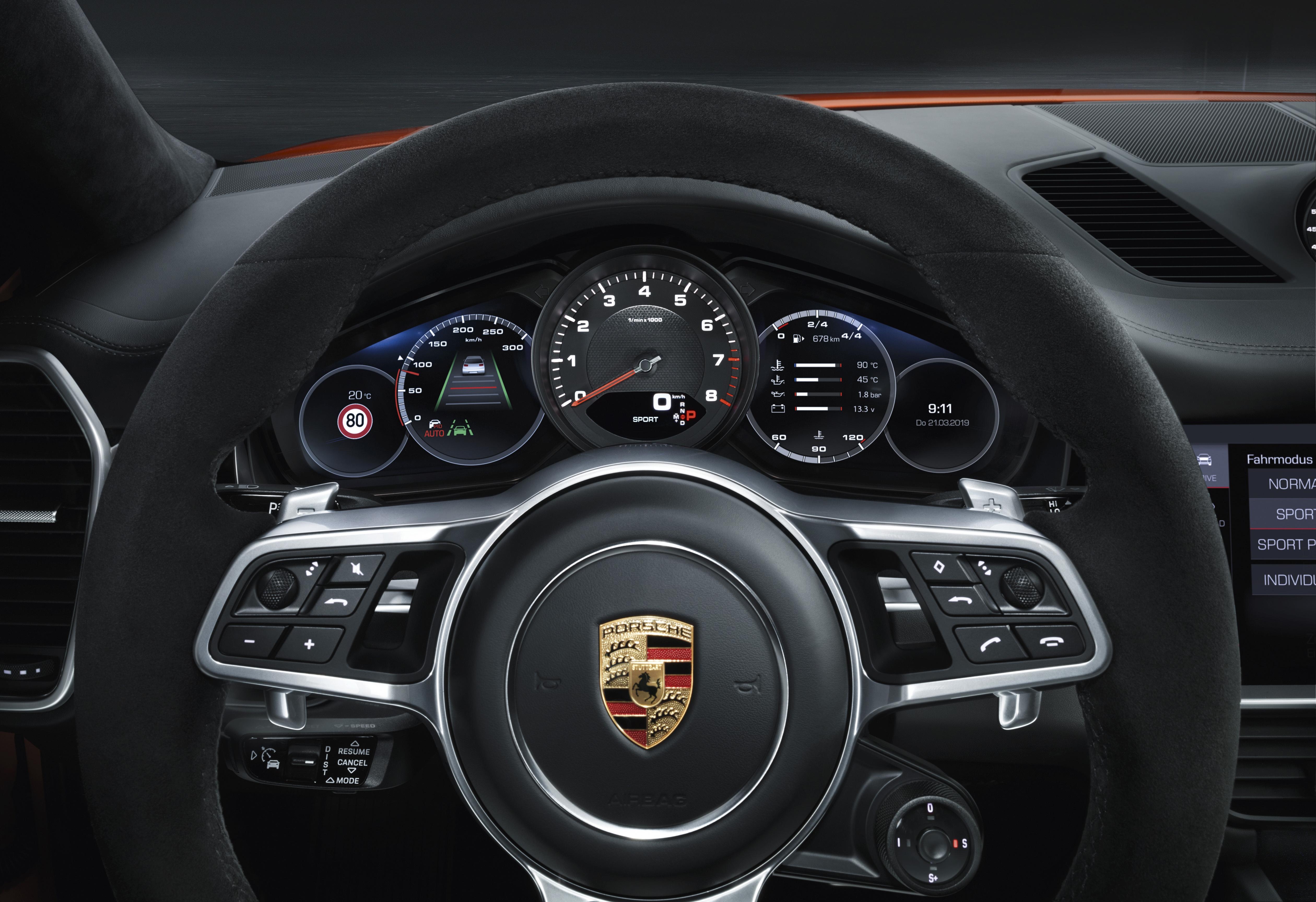 5040x3460 Wallpaper Porsche Cayenne Coupe, Interior, 4K, Automotive, Desktop