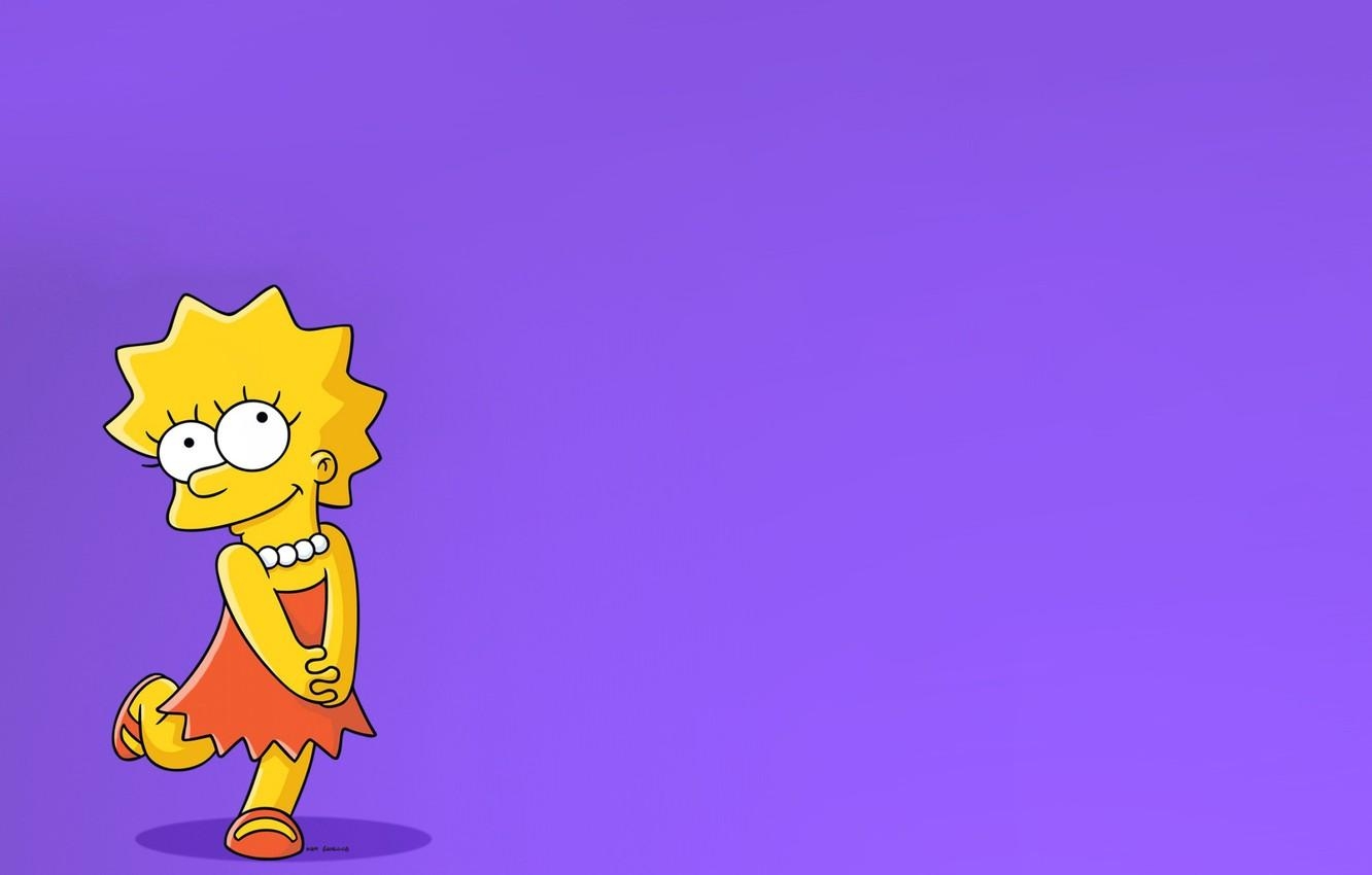 1340x850 Wallpaper The simpsons, Figure, Simpsons, Lisa, Cartoon, Desktop