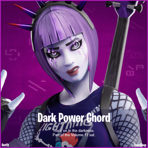 520x520 Dark Power Chord Fortnite wallpaper, Phone