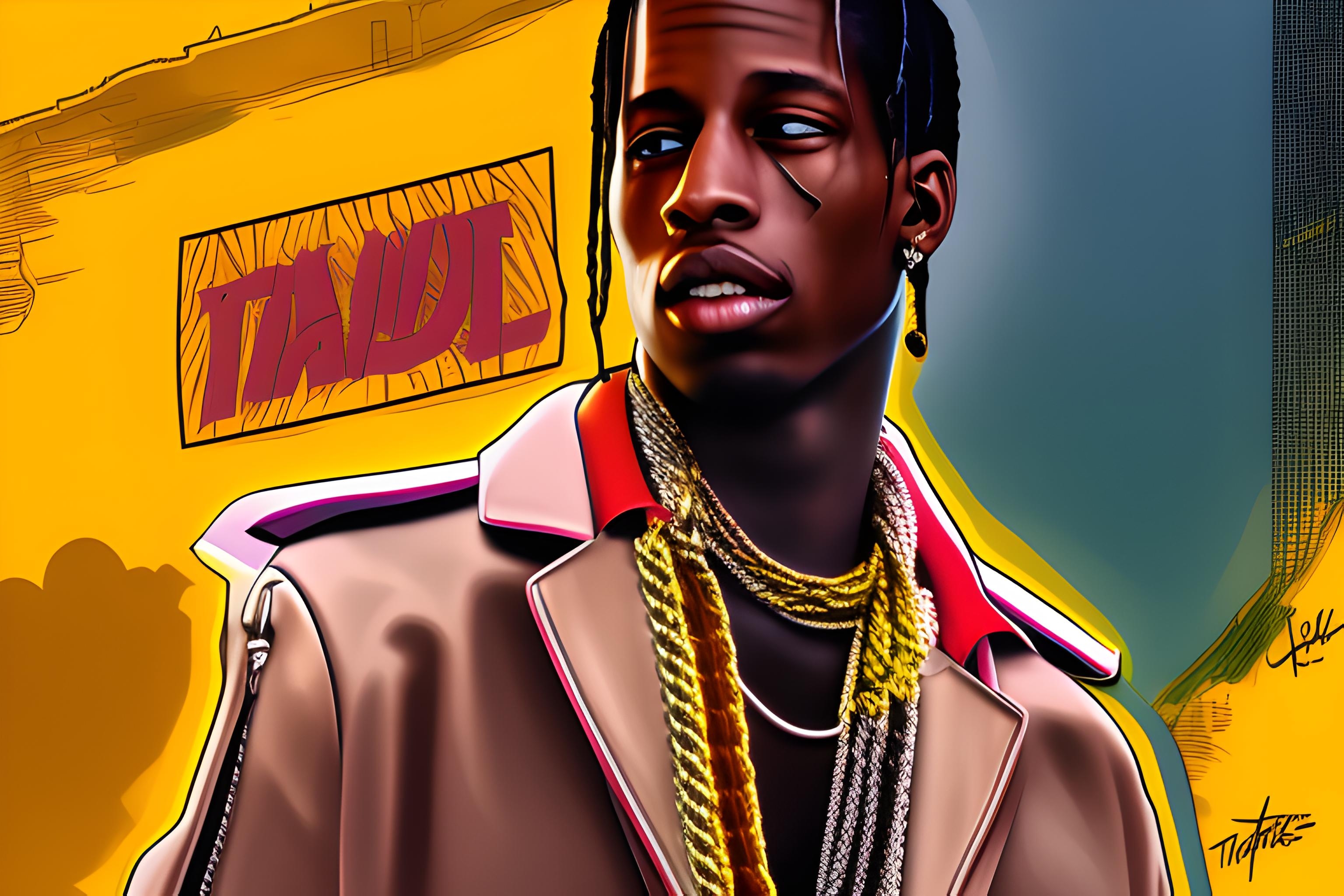 3080x2050 turn travis scott's utopia album cover into a full desktop wallpaper, Desktop