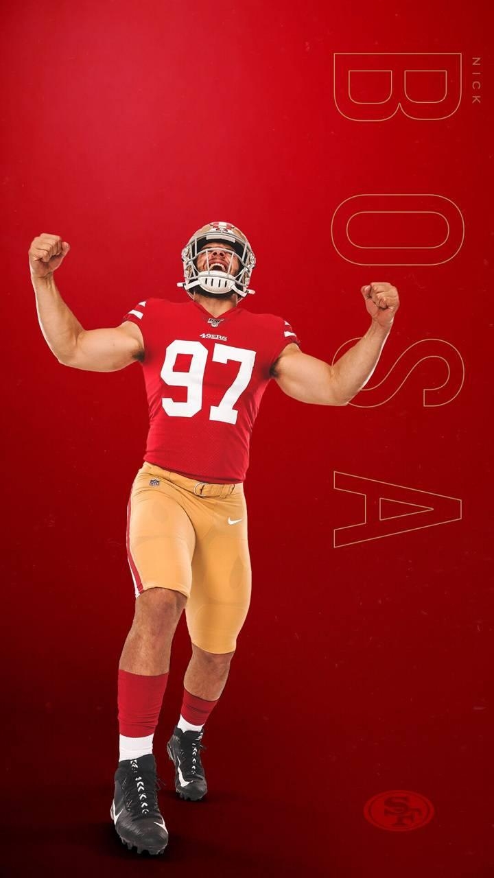 720x1280 49ers Nick Bosa wallpaper, Phone