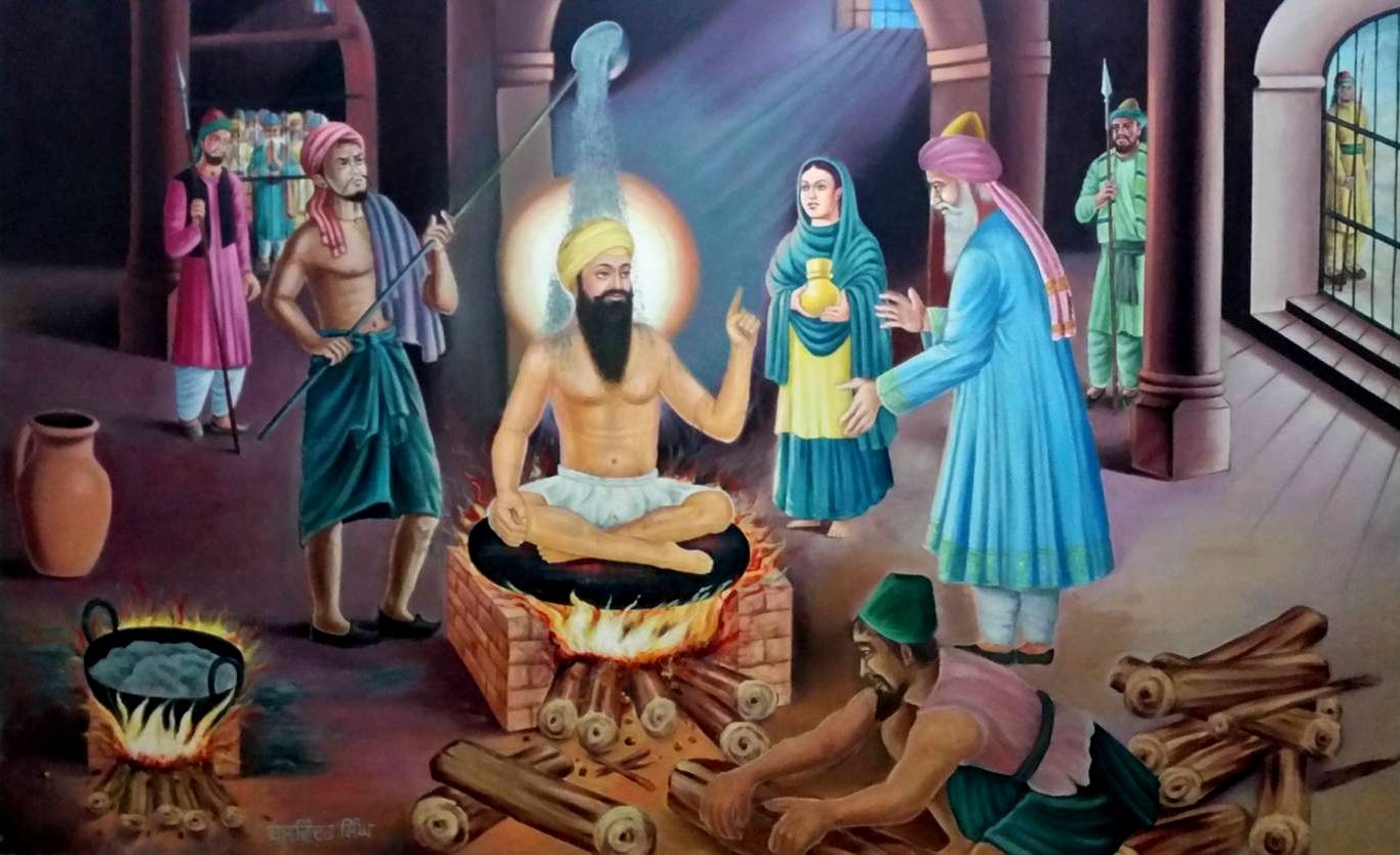 1370x840 Guru Arjan Dev Ji Martyrdom, Desktop