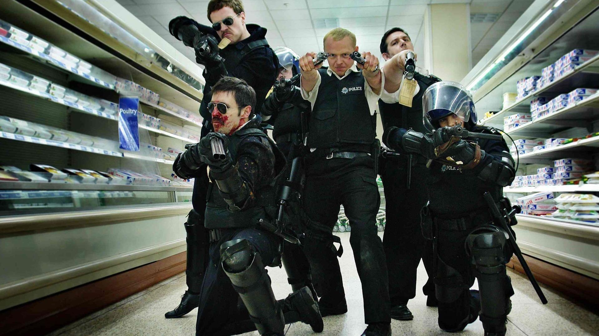 1920x1080 Hot Fuzz #wallpaper #desktop. Comedy movies on netflix, Desktop