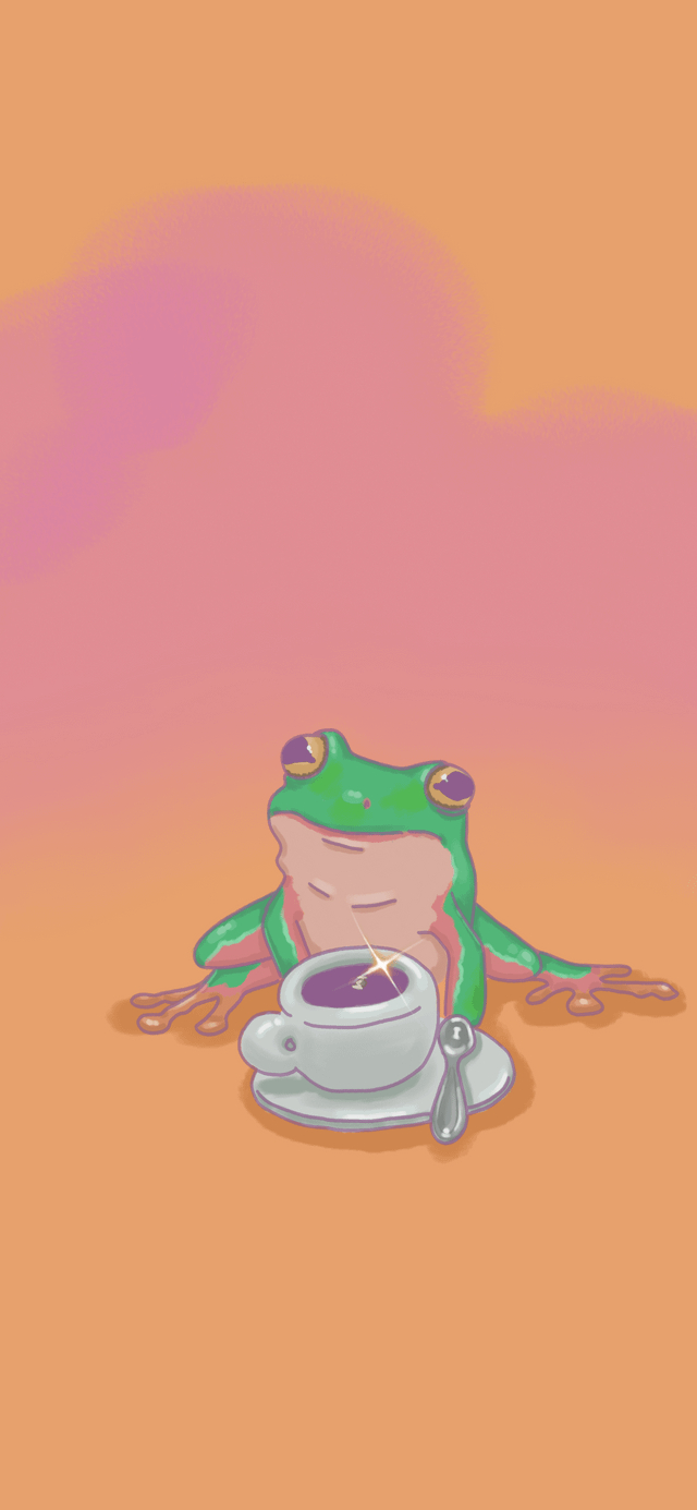 640x1390 I hope this post is ok. I make frog themed wallpaper in Wallpaper Engine and I wanted to share this with you :) My name is Kierinkiivi in Steam. Here is some, Phone