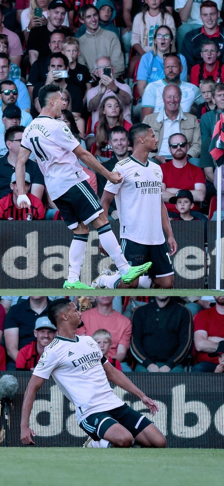 740x1600 Gabriel Martinelli & William Saliba. Arsenal, Football, Williams, Phone