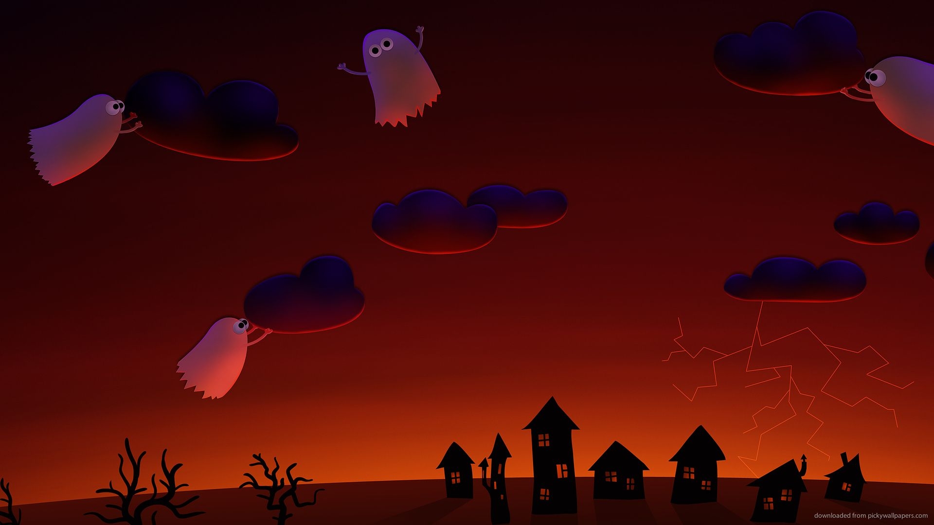 1920x1080 Free download halloween ghosts village cute wallpaper wallpaper holidays [] for your Desktop, Mobile & Tablet. Explore Cute Ghost Wallpaper. Cute Halloween Desktop Wallpaper, Ghost Wallpaper Free Download, Ghost Wallpaper HD, Desktop