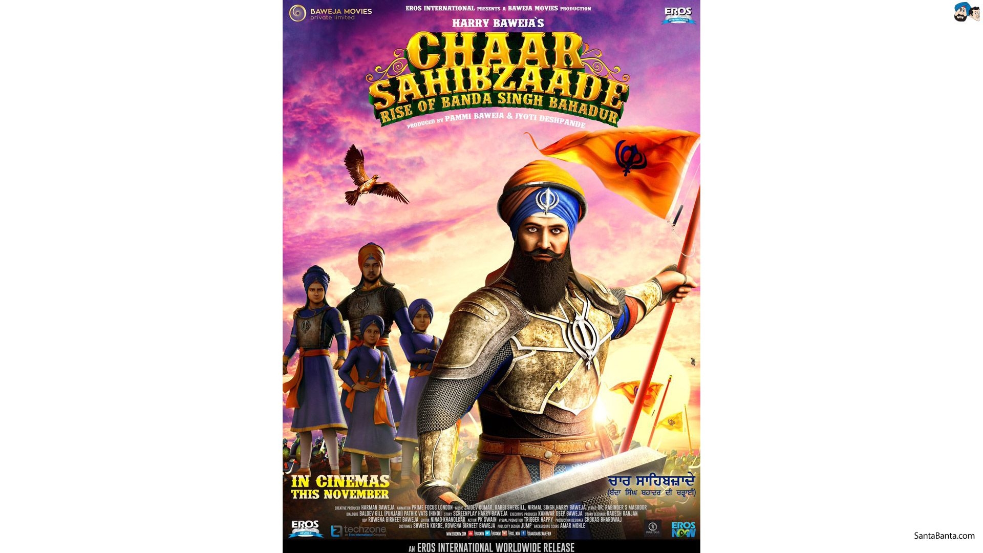 1920x1080 Chaar Sahibzaade Rise of Banda Singh Bahadur Wallpaper, Desktop