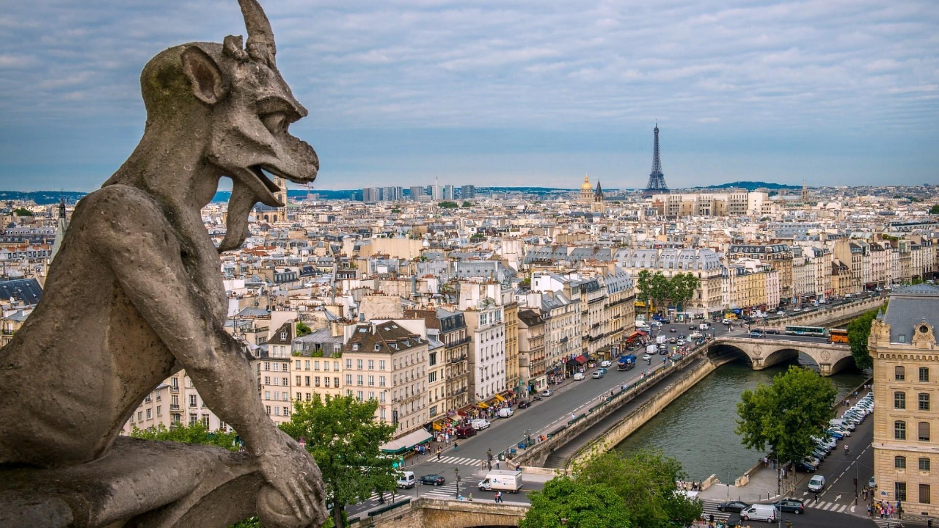 1920x1080 Notre Tag Wallpaper: Notre Dame Cathedral Notre Dame Paris Copy, Desktop