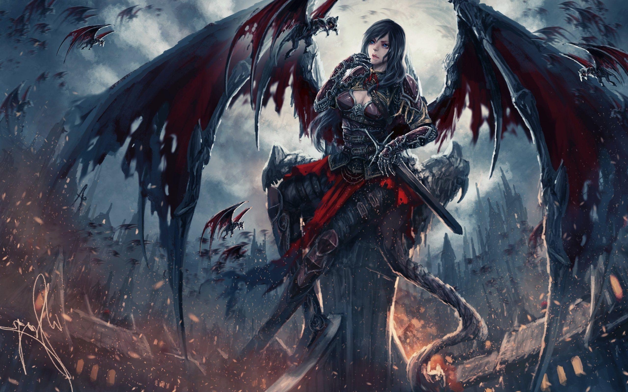 2560x1600 Succubus Wallpaper. Gothic Succubus, Desktop