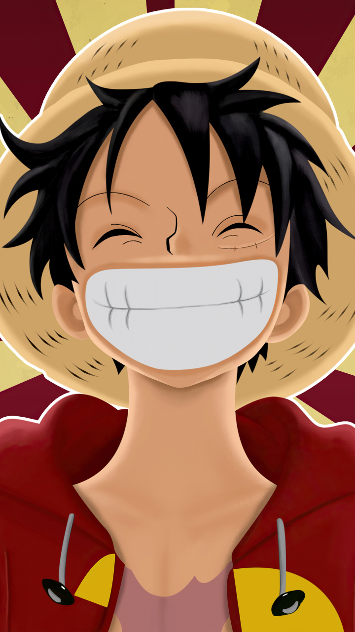 720x1280 Download wallpaper  pirate, monkey d. luffy, one piece, anime, big smile, samsung galaxy mini s s neo, alpha, sony xperia compact z z z asus zenfone,  HD background, 27595, Phone