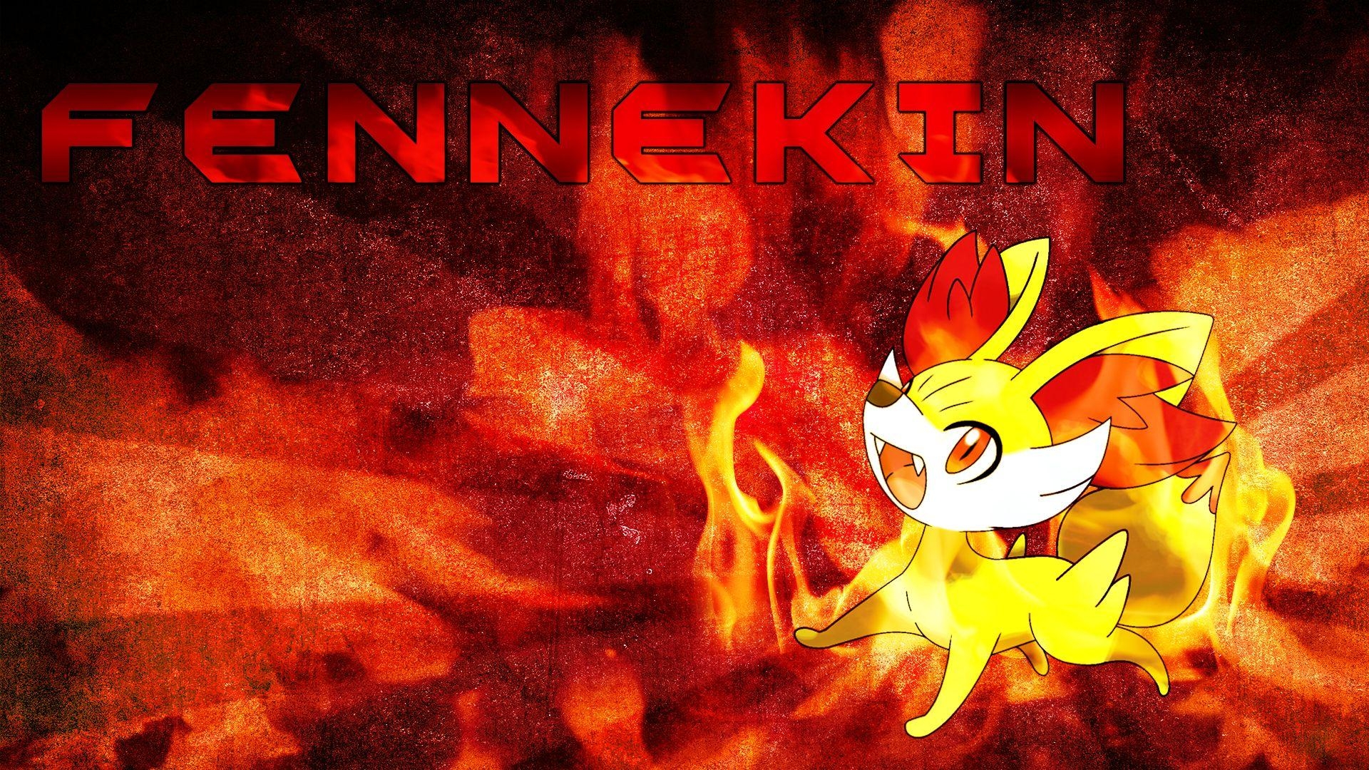 1920x1080 Fennekin, Braixen and Delphox the most popular in my heart, Desktop