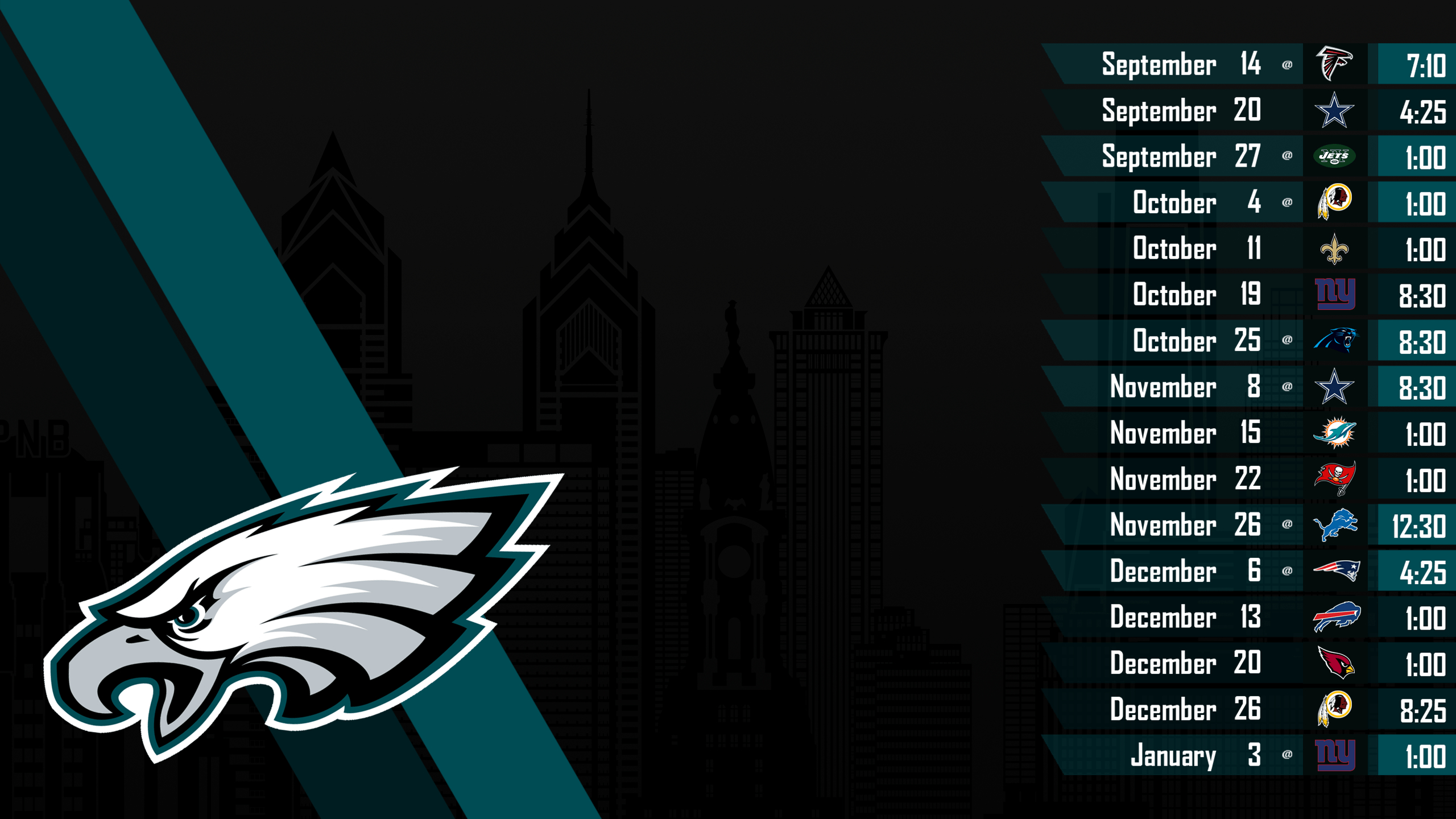 2560x1440 Free Philadelphia Eagles Wallpaper Group. HD Wallpaper, Desktop