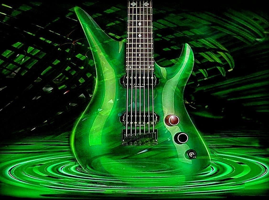 1130x840 Wallpaper HD 3D Guitar. Wallpaper Background Gallery, Desktop