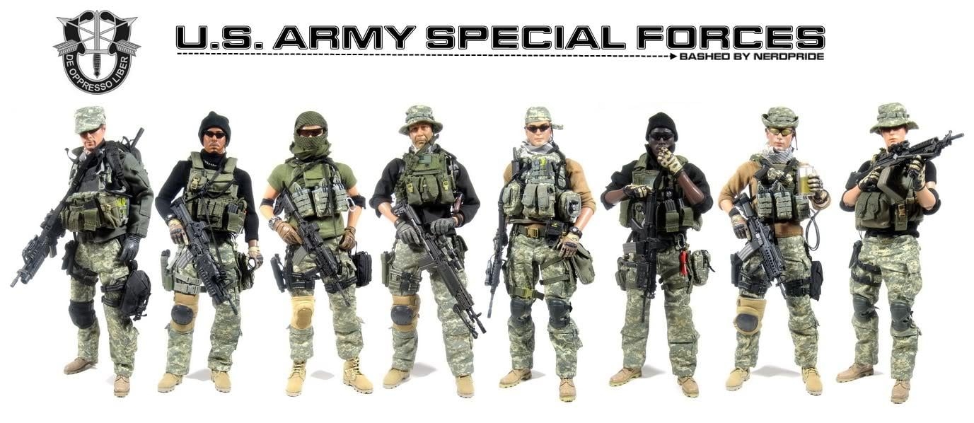 1380x600 US Army Special Forces Wallpaper 001, Dual Screen