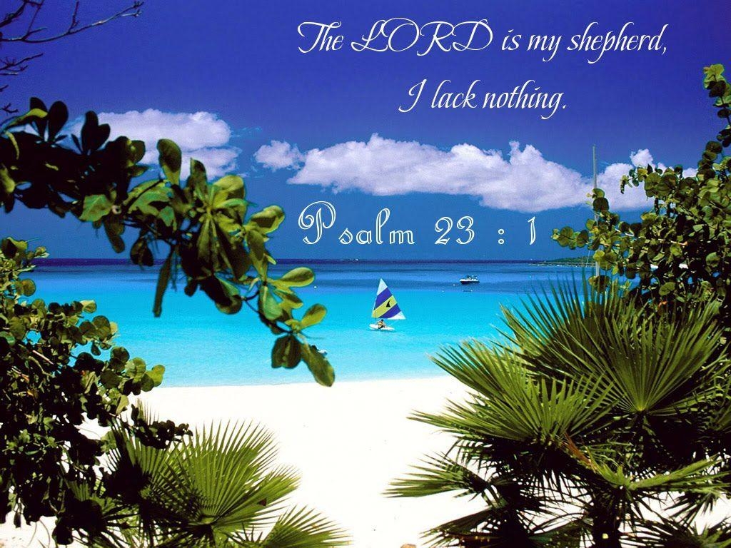 1030x770 Christian Wallpaper: Psalm 23:1, Desktop