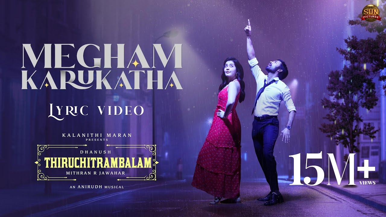 1280x720 Megham Karukatha Lyric Video. Thiruchitrambalam, Desktop