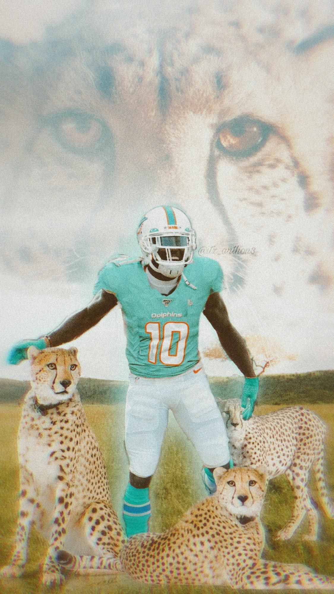 1130x2010 HD Tyreek Hill Dolphins Wallpaper Explore more American, Football, Kansas City Chiefs, Miami. Miami dolphins wallpaper, Nfl football wallpaper, Football wallpaper, Phone