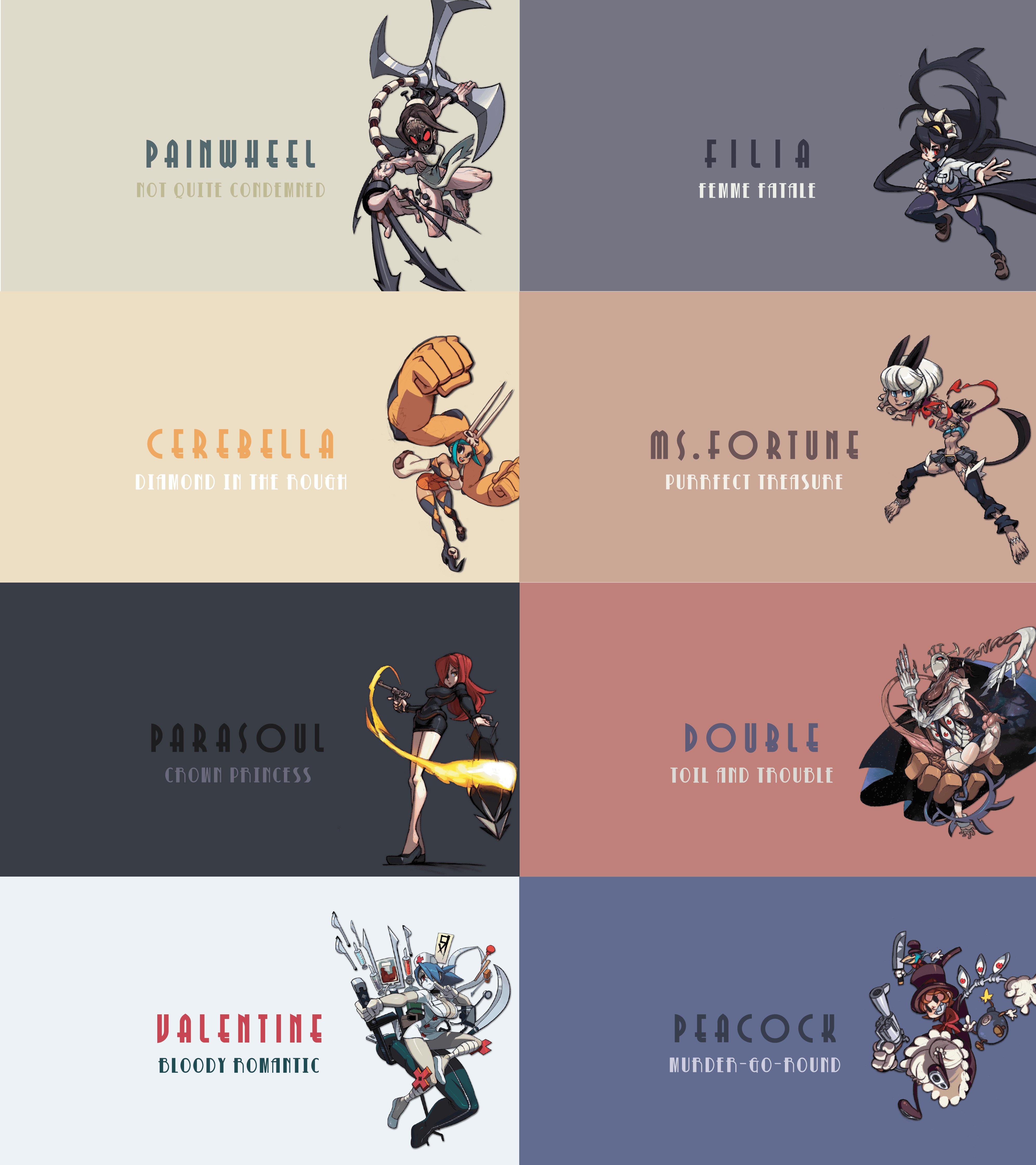 3990x4490 Skullgirls HD Wallpaper (1920x1080), Phone