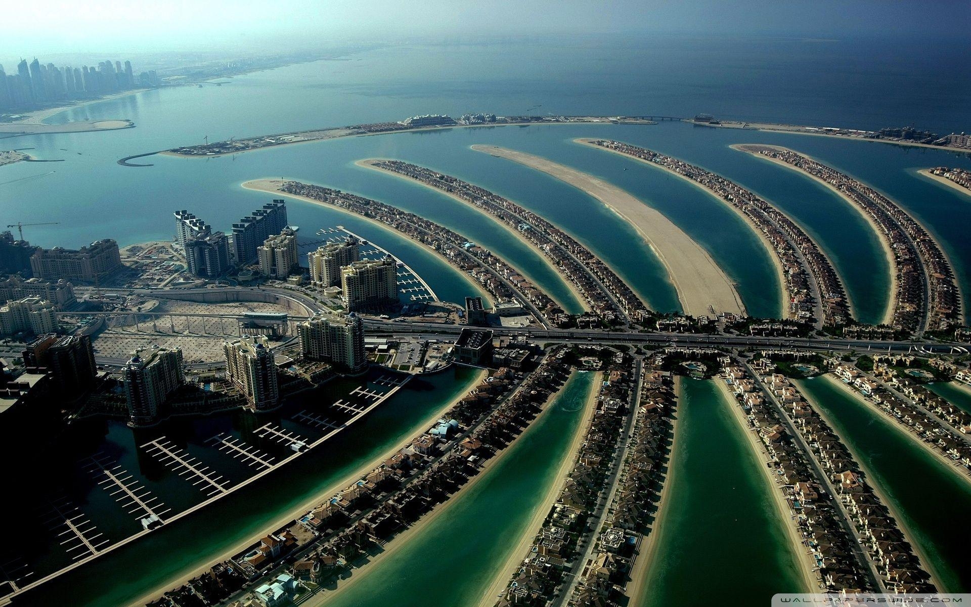 1920x1200 The Palm Islands (Atlantis), Dubai, United Arab Emirates HD, Desktop