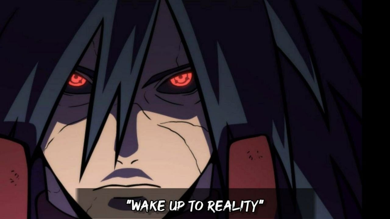 1280x720 Wake up to Reality Madara Uchiha. Wake up to reality, Madara uchiha, Madara uchiha wake up to reality, Desktop