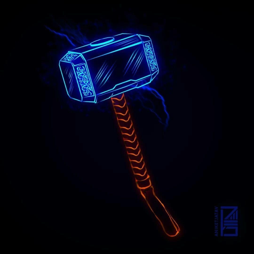 1080x1080 Mjolnir. Marvel. Marvel, Thor and Infinity war, Phone