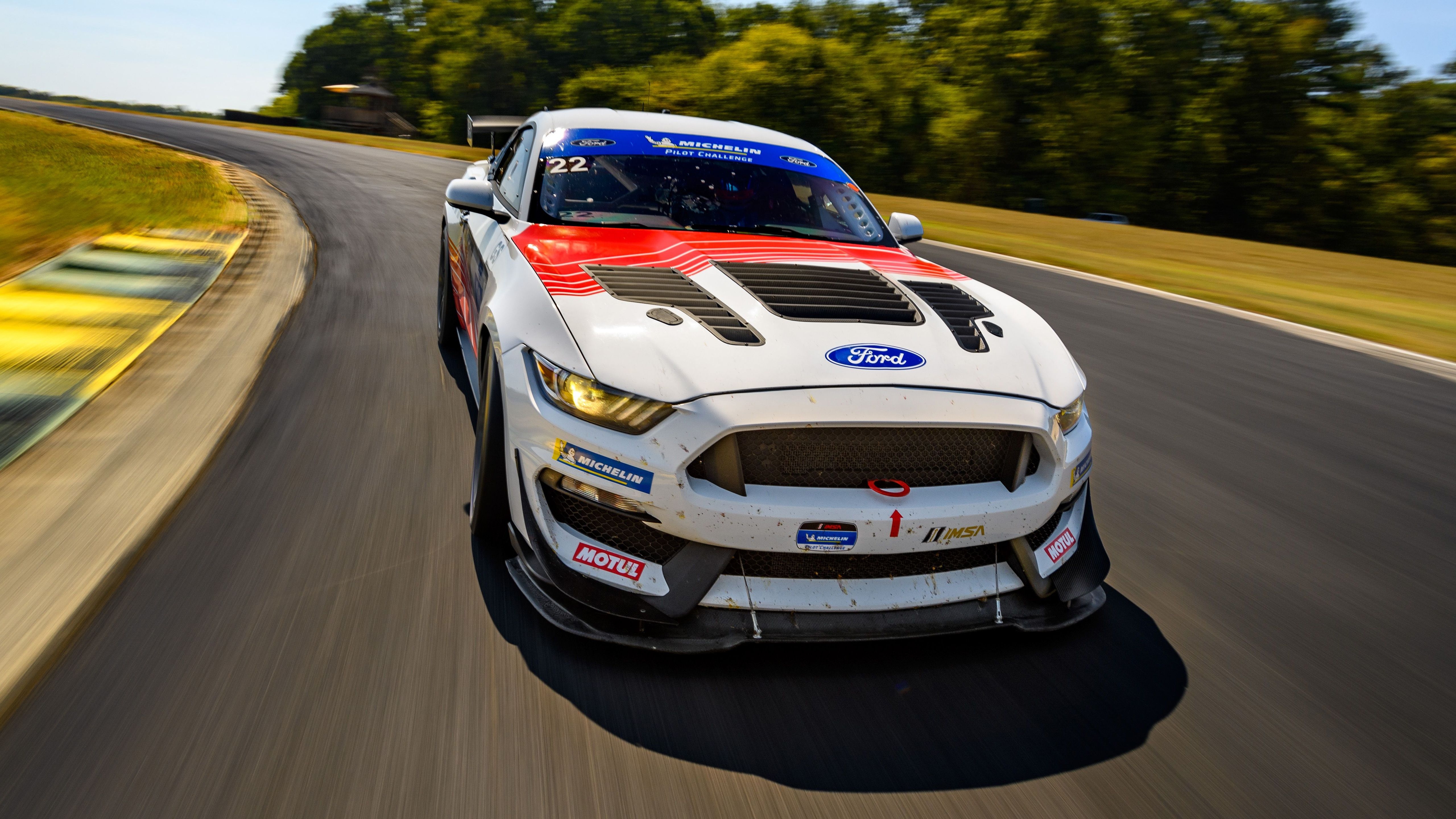 5120x2880 Ford Mustang GT4 Race Car 4K 5K Wallpaper. HD Car Wallpaper, Desktop