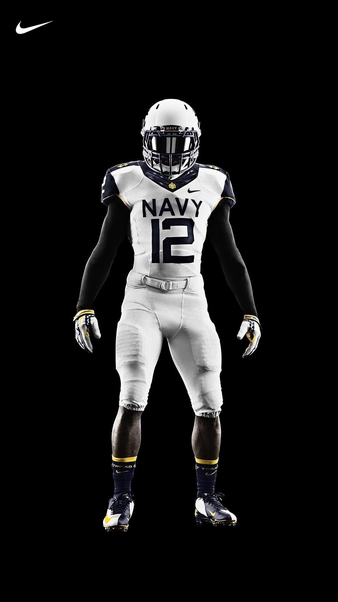 1080x1920 Navy Football Wallpaper, Phone