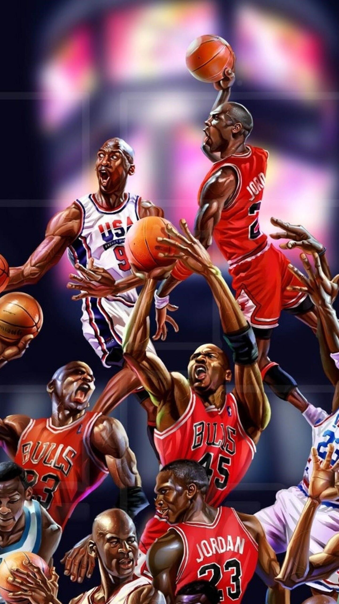 1440x2560 Michael Jordan Art Samsung Galaxy S S7 , Google Pixel XL, Phone