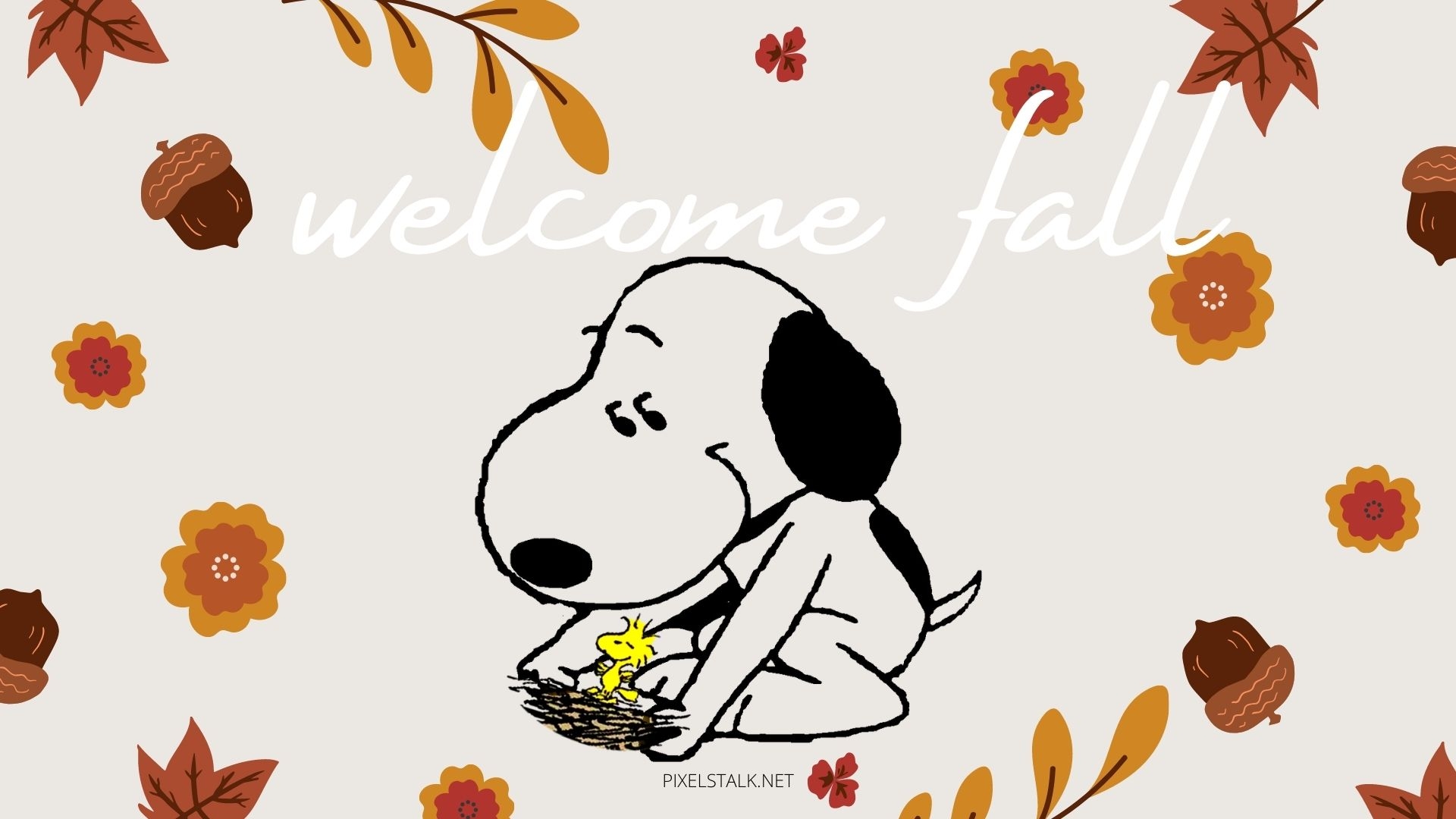 1920x1080 Snoopy Fall Desktop Wallpaper, Desktop