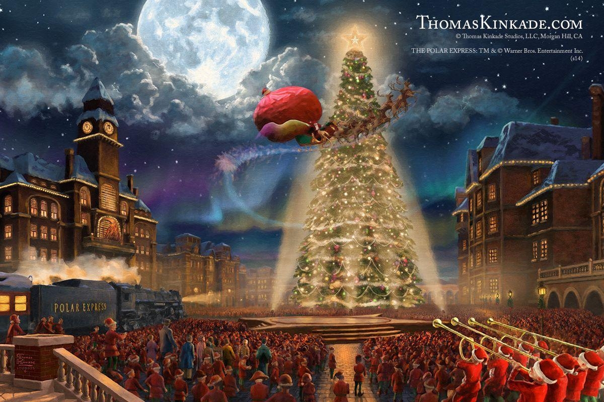 1200x800 Watch The Polar Express This Christmas Season. The Thomas Kinkade, Desktop