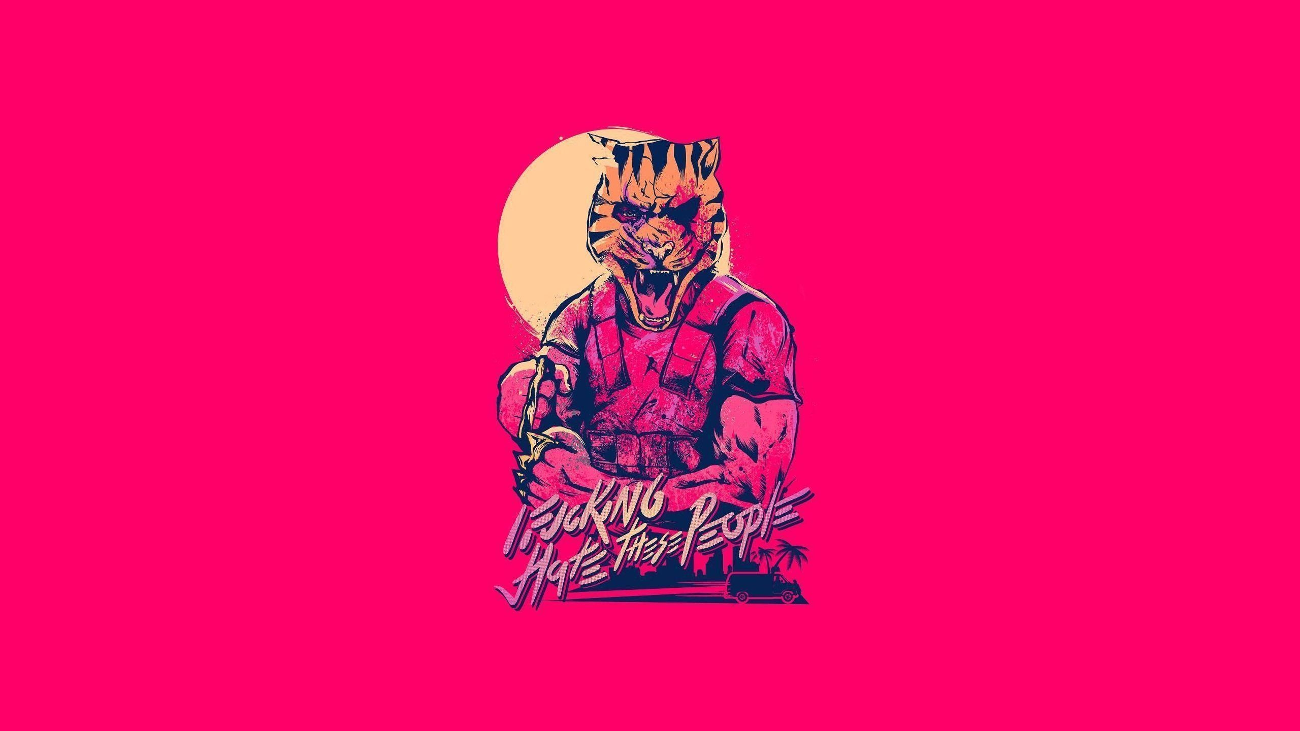 2560x1440 Hotline Miami 2: Wrong Number HD Wallpaper. Background, Desktop