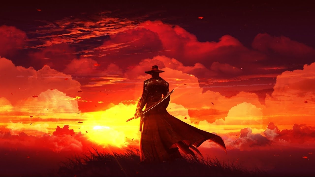 1280x720 Samurai Cowboy Engine Relax Music, Desktop