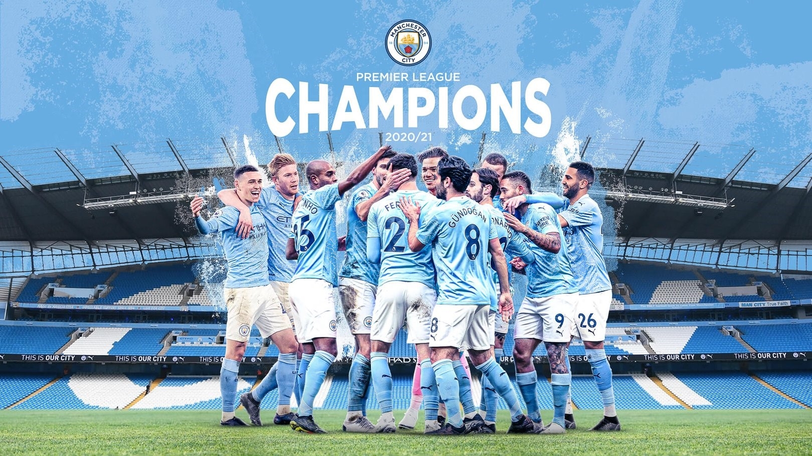 1620x920 Manchester City Premier League Champions 2021 Wallpaper, Desktop