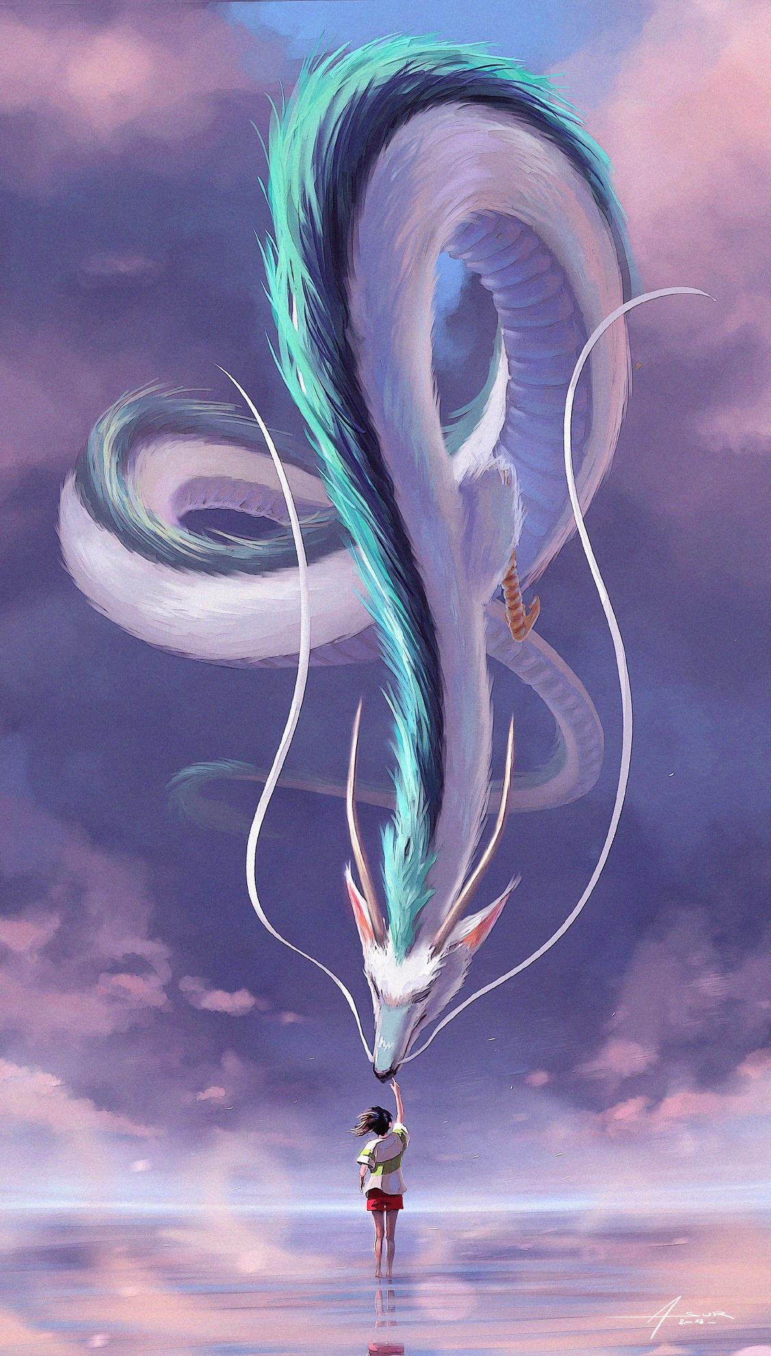 1130x1980 Haku Spirited Away Phone Wallpaper Free Haku Spirited Away Phone Background, Phone