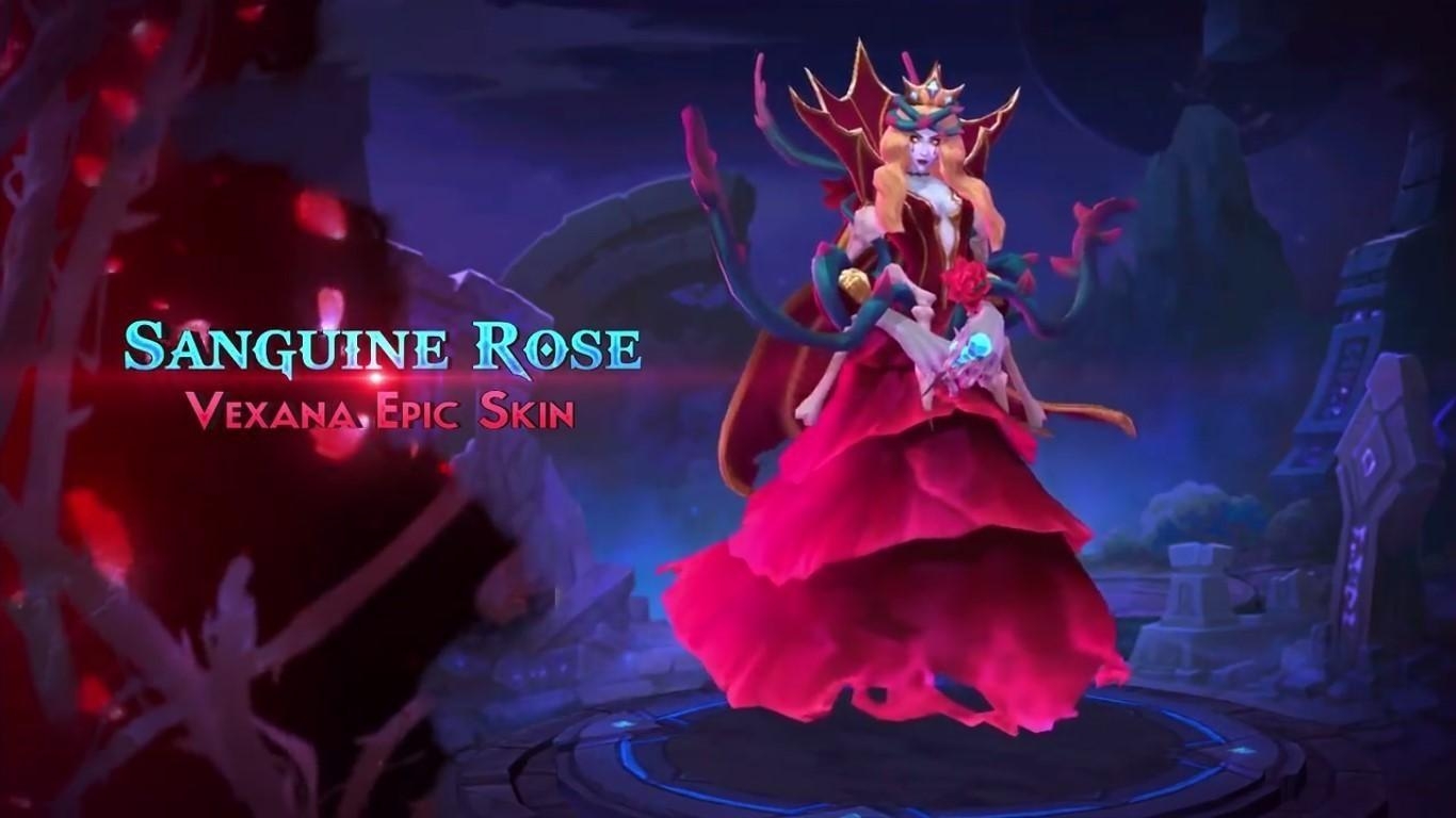 1370x770 Keren Banget Skin Baru Vexana! Vexana New Skin _ Sanguine Rose, Desktop