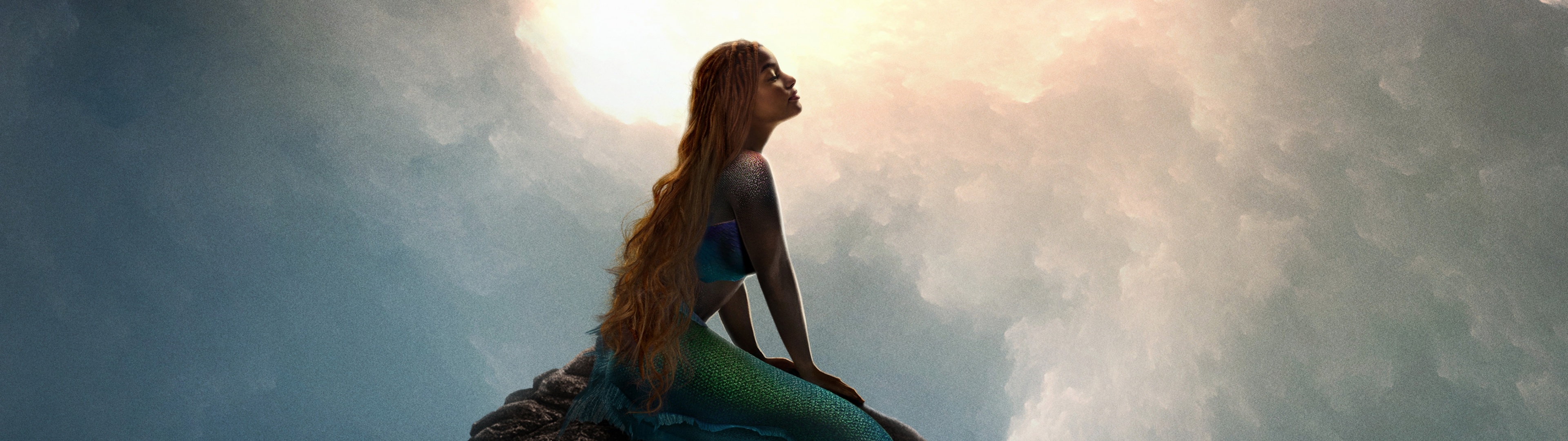 3840x1080 The Little Mermaid Wallpaper 4K, 2023 Movies, Movies, Dual Screen