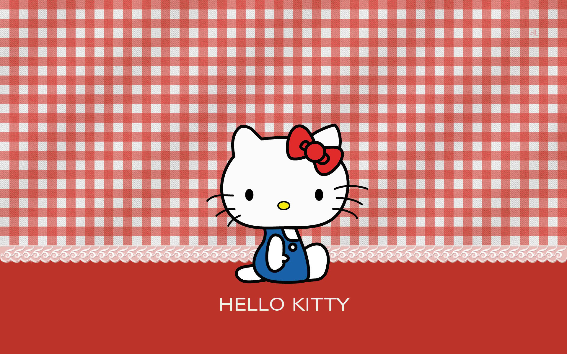 1920x1200 Red Hello Kitty Wallpaper, Desktop