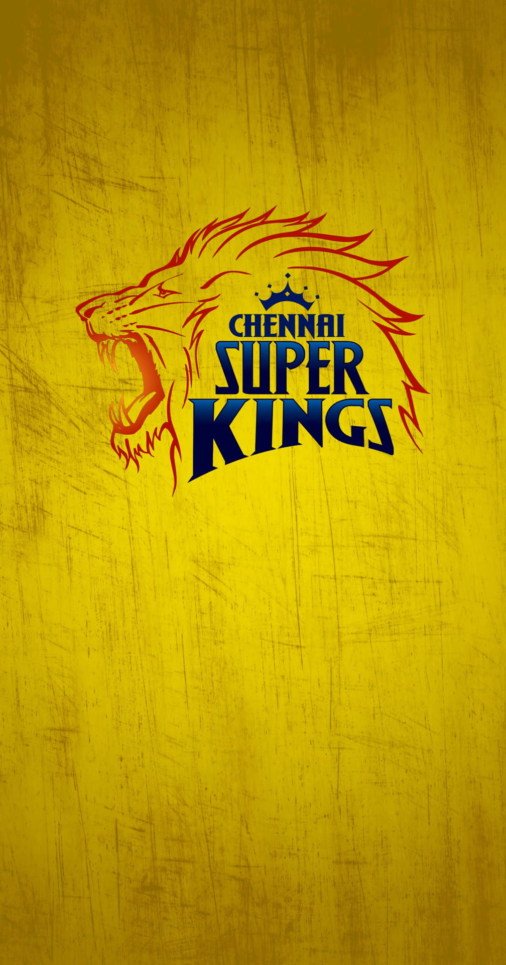 1010x1920 Download Chennai Super Kings Scratched Yellow Wallpaper, Phone