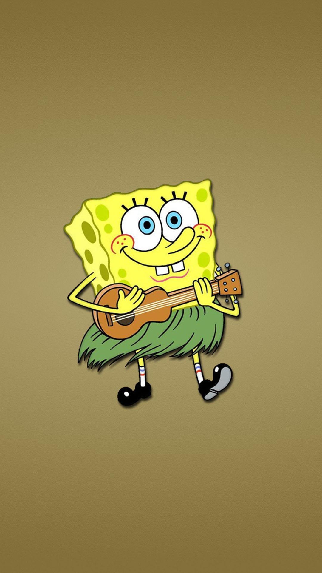 1080x1920 Spongebob Guitar Funny Wallpaper Wallpaper HD, Phone