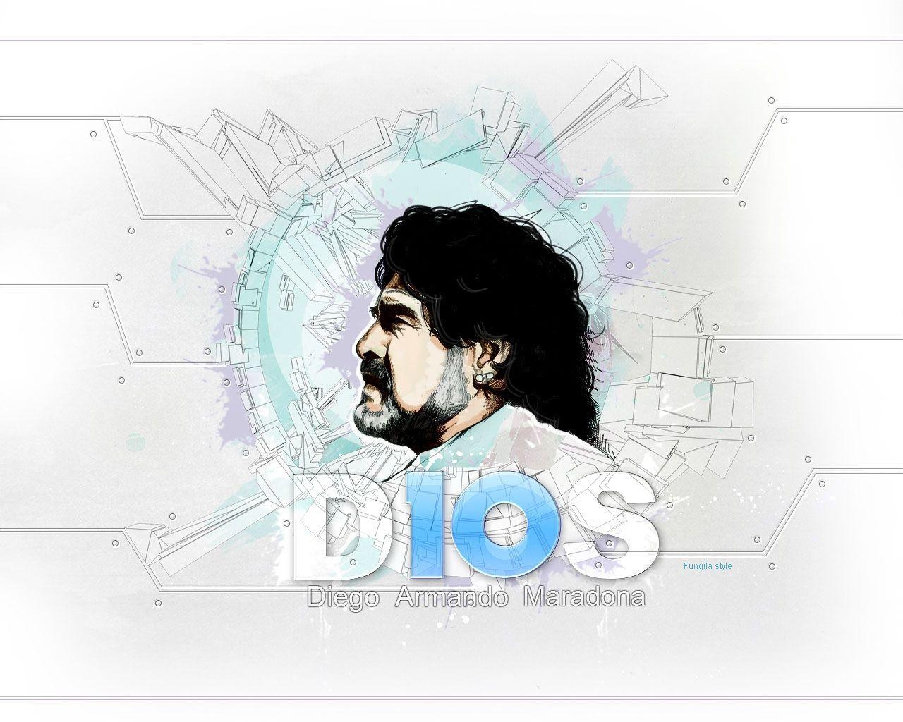 1280x1030 Historical Wallpaper: Diego Maradona (1960-), Desktop