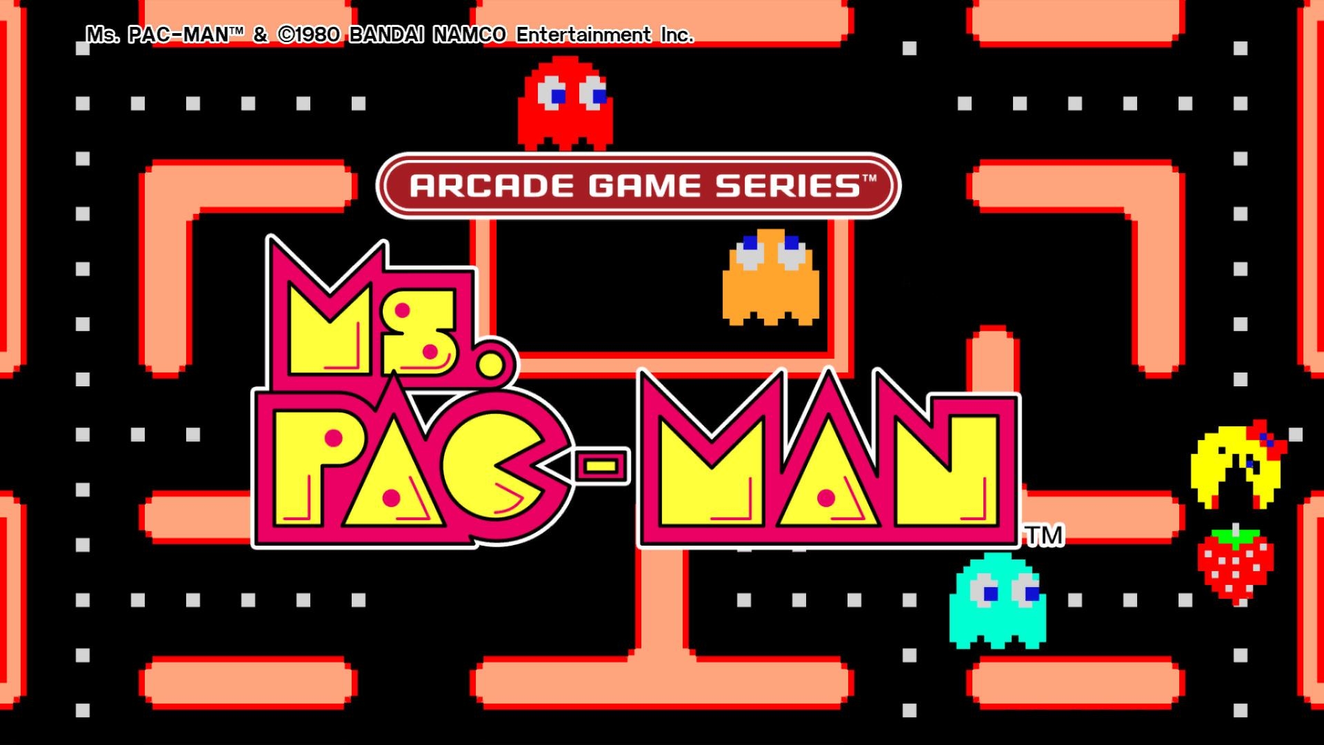 1920x1080 Ms. Pac Man (1995) Promotional Art, Desktop