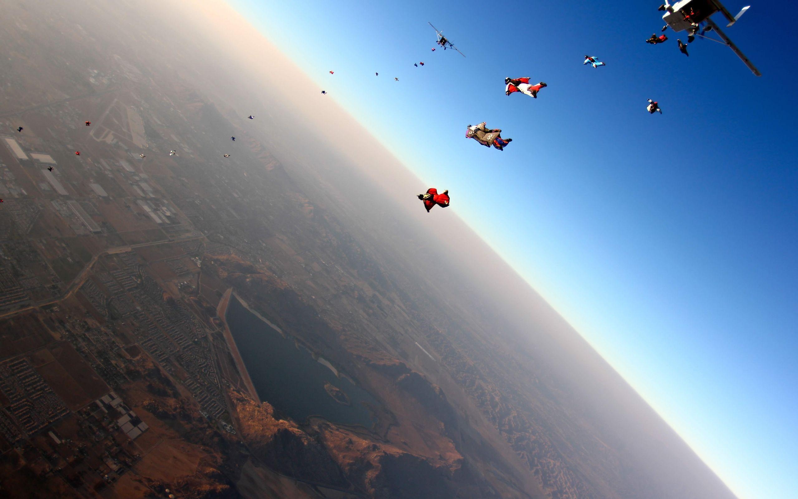 2560x1600 Skydiving HD Wallpaper, Desktop