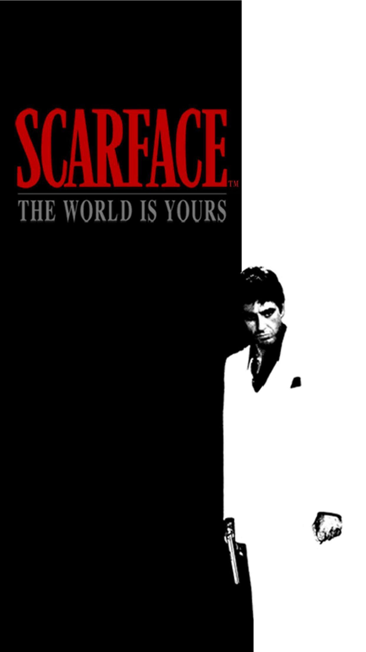 1250x2210 Scarface IPhone 3Wallpaper Parallax. Scarface Movie, Scarface Poster, Scarface, Phone